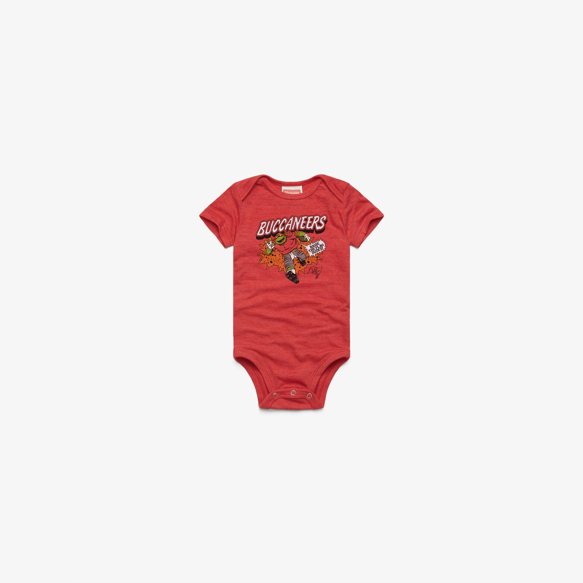 TMNT Michelangelo x Tampa Bay Buccaneers Baby One Piece