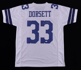 Tony Dorsett Signed Dallas Cowboys Jersey (JSA COA)  4Pro Bowl Running Back HOF