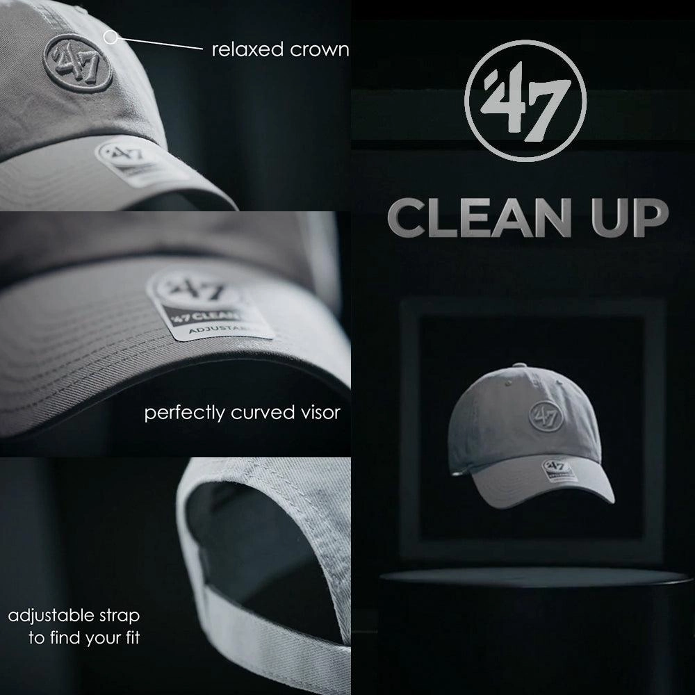 Toronto Maple Leafs '47 MLB Team Alt Clean Up Strapback Hat - Navy