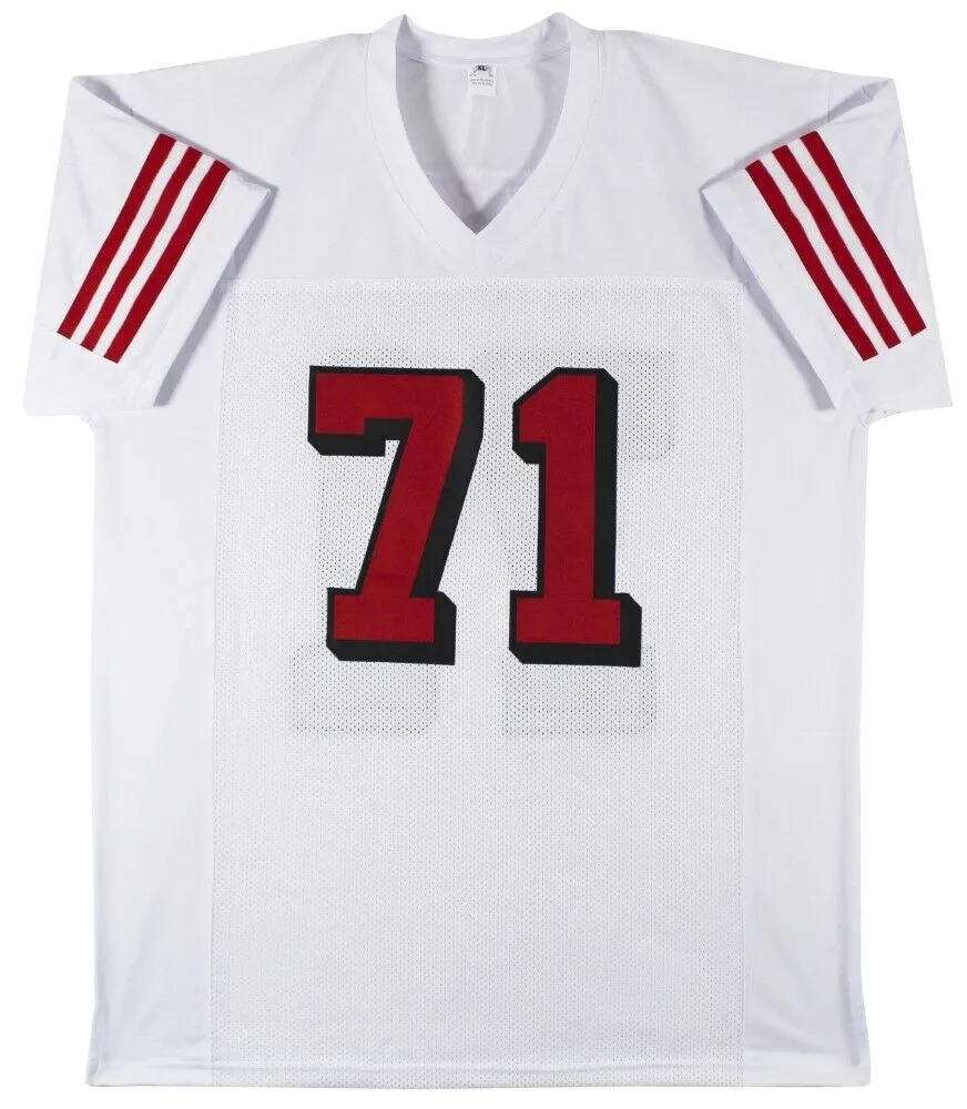 Trent Williams Signed San Francisco 49ers Jersey (Beckett) 10xPro Bowl Off Line