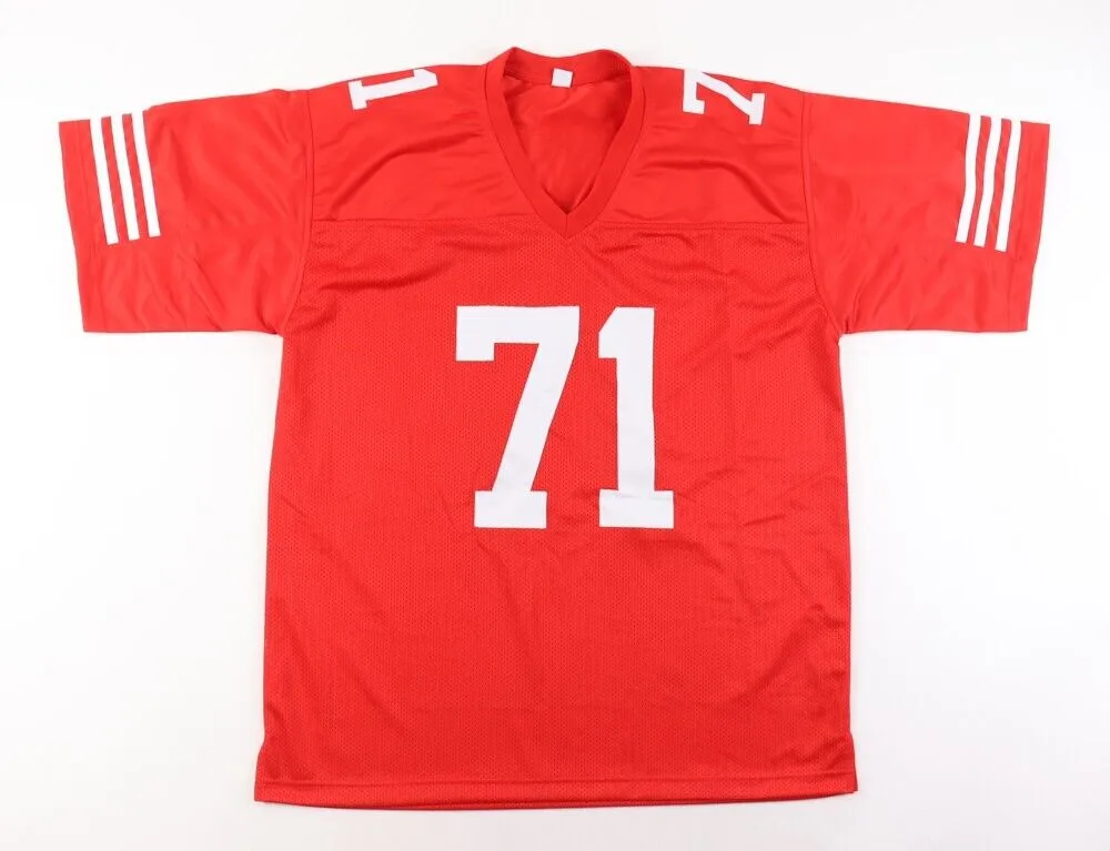 Trent Williams Signed San Francisco 49ers Jersey (Beckett) 10xPro Bowl Off. Line