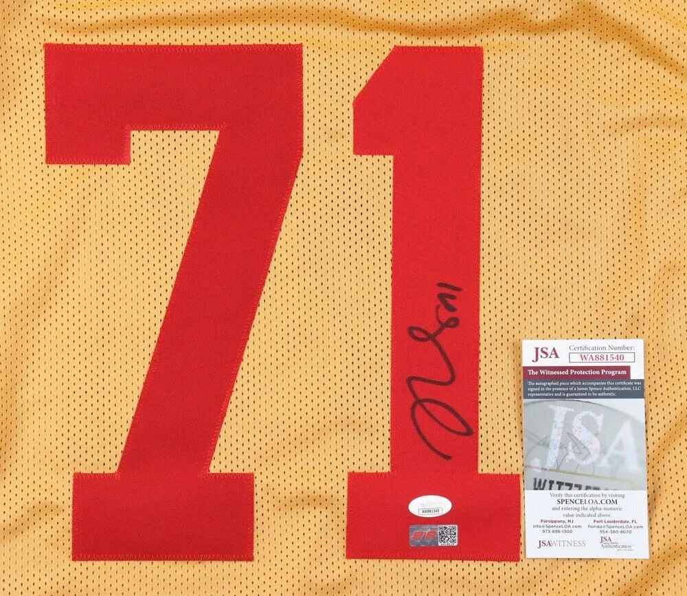Trent Williams Signed San Francisco 49ers Jersey (JSA COA) 10xPro Bowl Off. Line