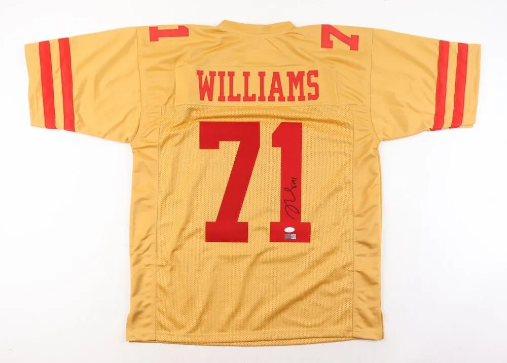 Trent Williams Signed San Francisco 49ers Jersey (JSA COA) 10xPro Bowl Off. Line