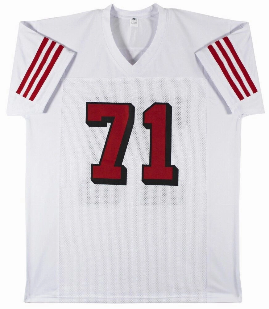 Trent Williams Signed San Francisco 49ers Jersey (Beckett) 10xPro Bowl Off Line
