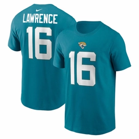 Trevor Lawrence NFL Jacksonville Jaguars Nike Player Name & Number T-Shirt - Teal
