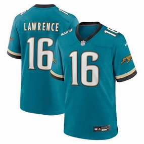 Trevor Lawrence NFL Jacksonville Jaguars Nike Prowler Throwback Player Game Jersey - Teal