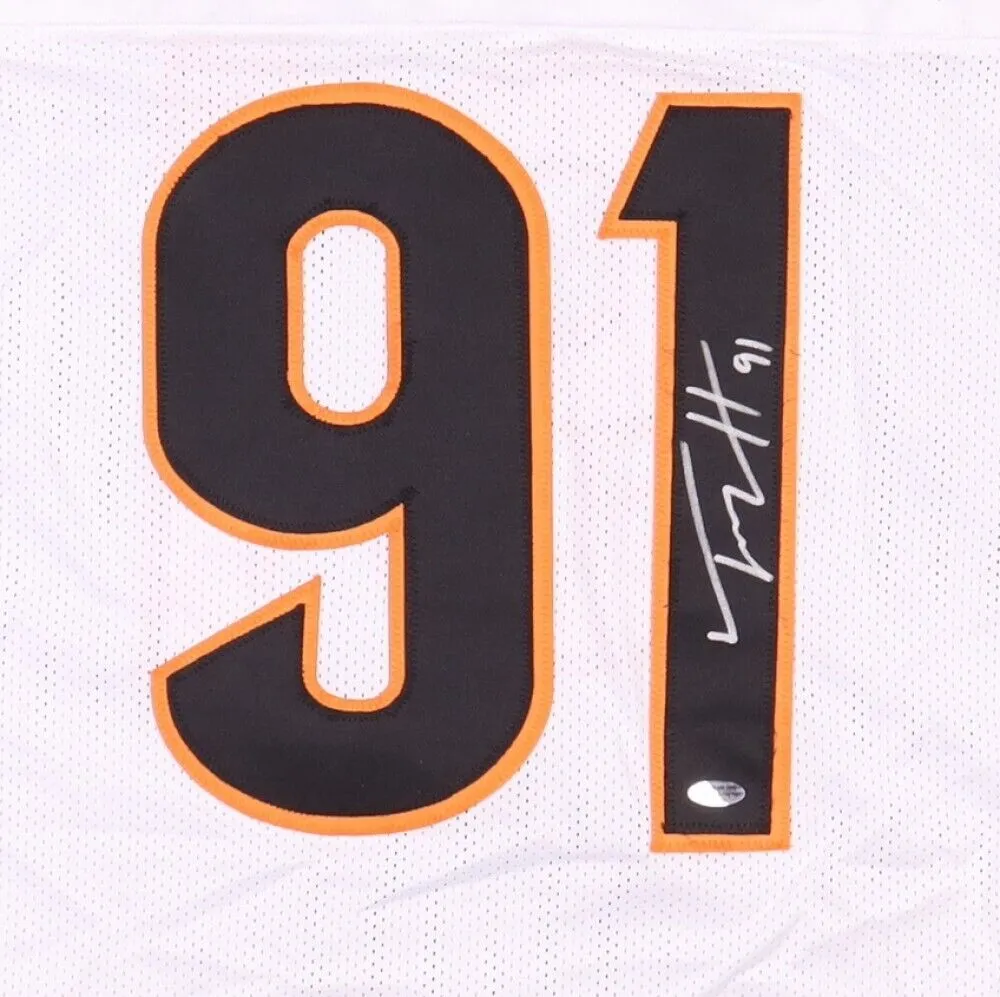 Trey Hendrickson Signed Cincinnati Bengals Jersey (Playball Ink) 2017 3rd Rnd Pk