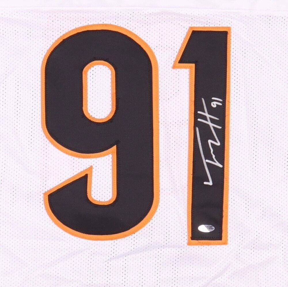 Trey Hendrickson Signed Cincinnati Bengals Jersey (Playball Ink) 2017 3rd Rnd Pk