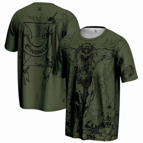Triple H WWE ProSphere Skull King T-Shirt - Olive
