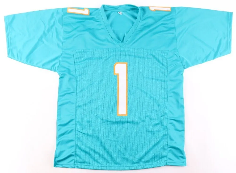 Tua Tagovailoa Signed Miami Dolphins Jersey (JSA COA) #5 Overall Pick 2020 Draft