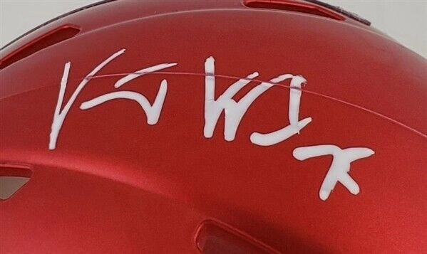 Vince Wilfork Signed New England Patriots Mini Helmet (Patriots Alumni Club COA)