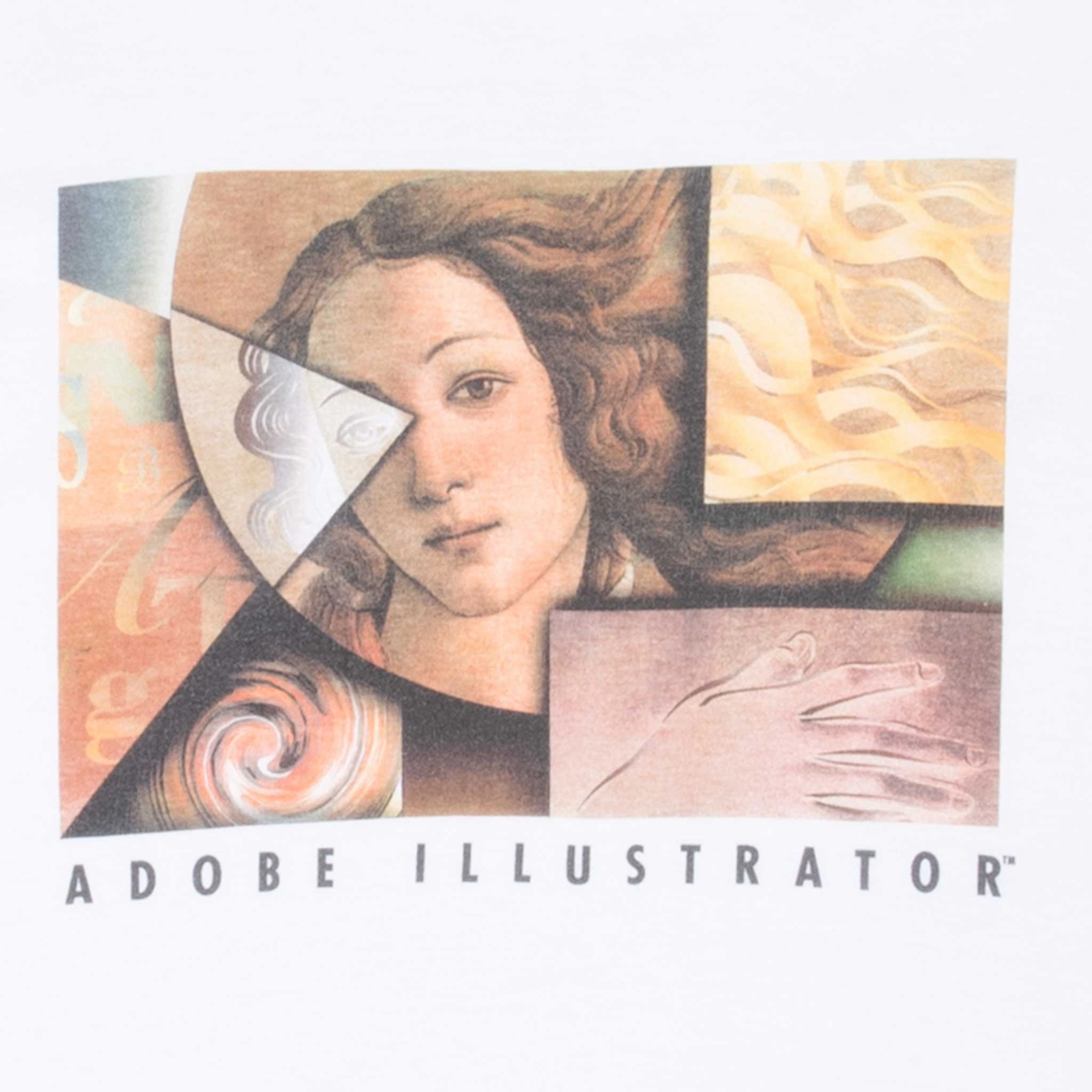 VINTAGE ABOBE ILLUSTRATOR SOFTWARE 1990S TEE SHIRT MEDIUM