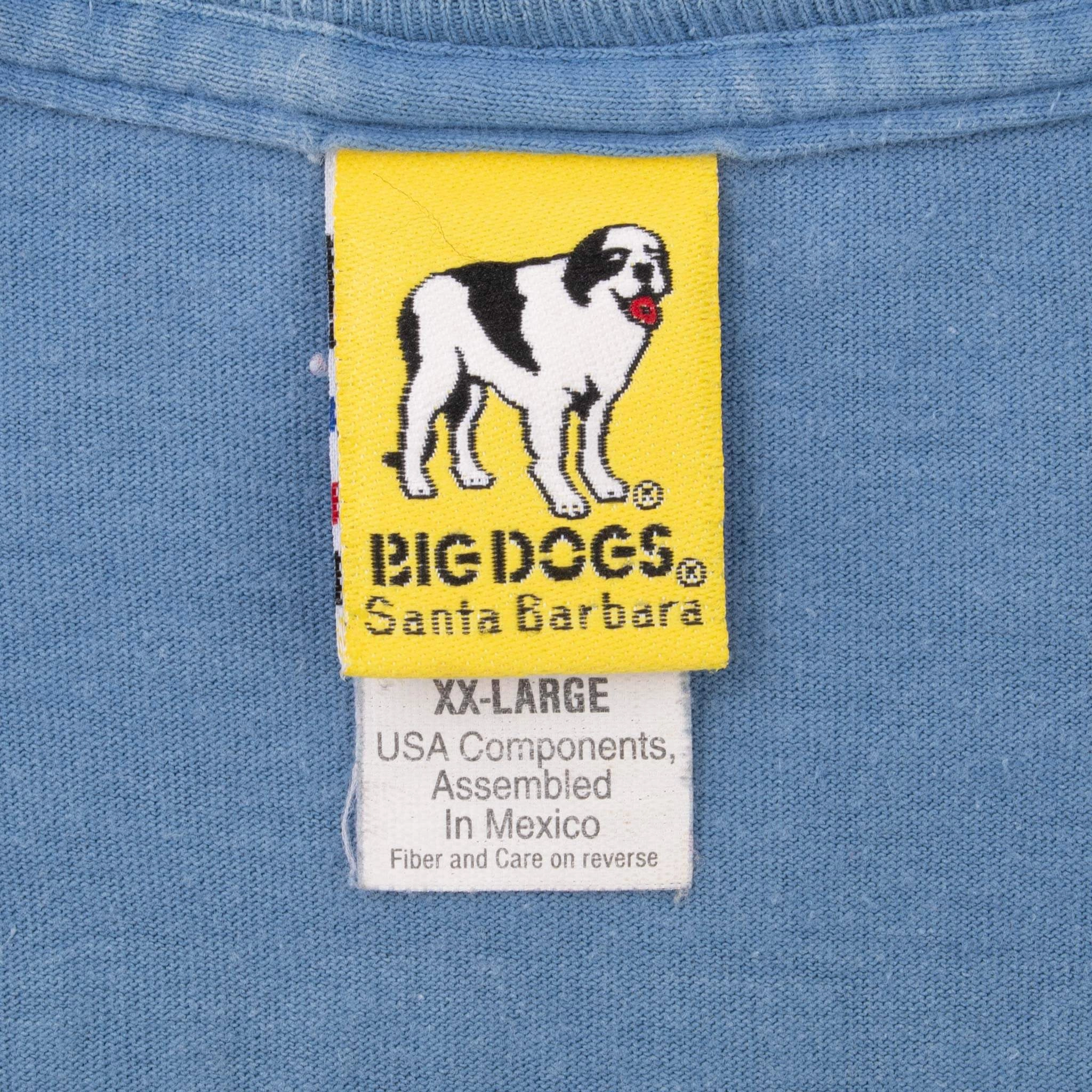 VINTAGE BIG DOGS ATTITUDE TO SPARE TEE SHIRT 2001 2XL