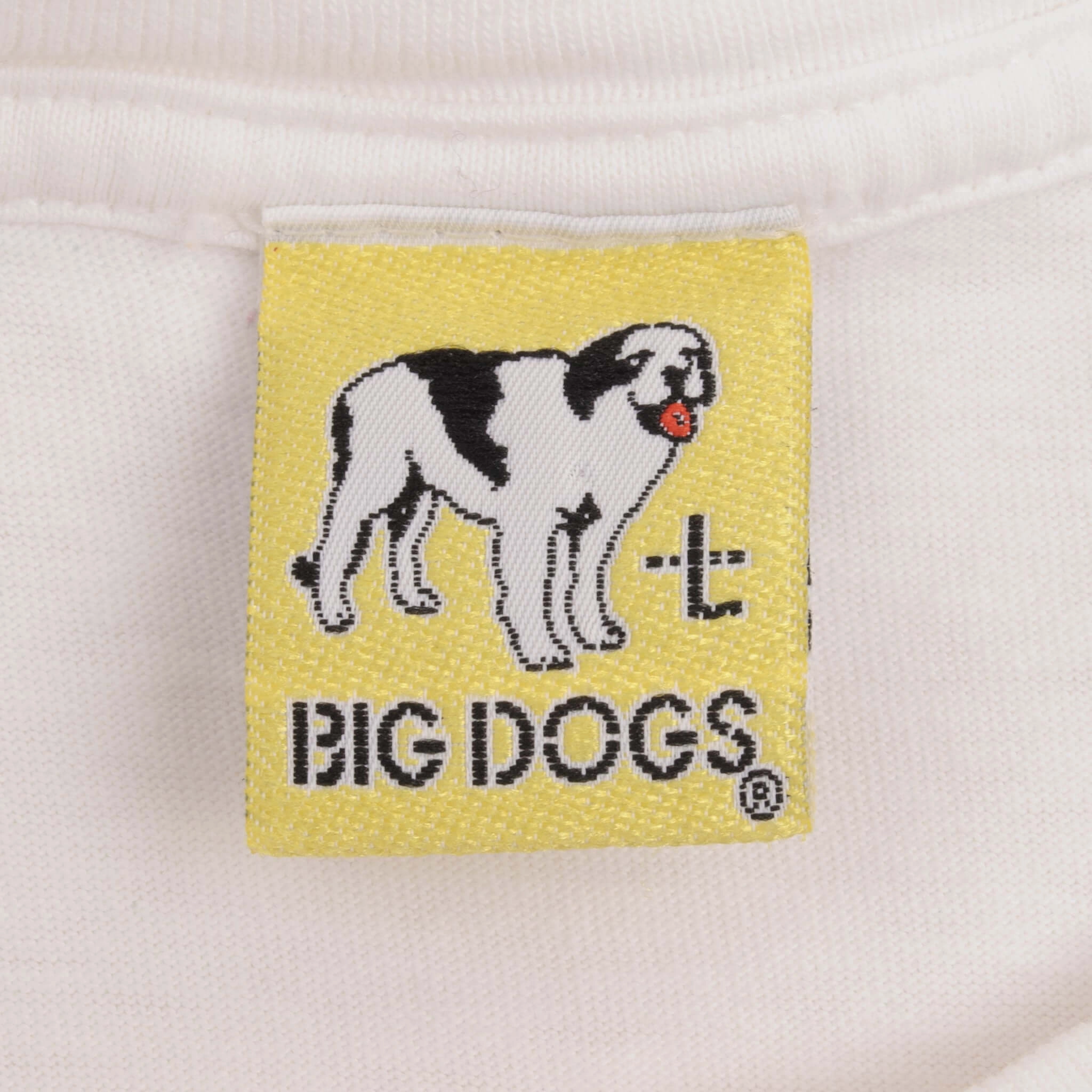 VINTAGE BIG DOGS BAD DOGS TEE SHIRT 1990 SIZE MEDIUM
