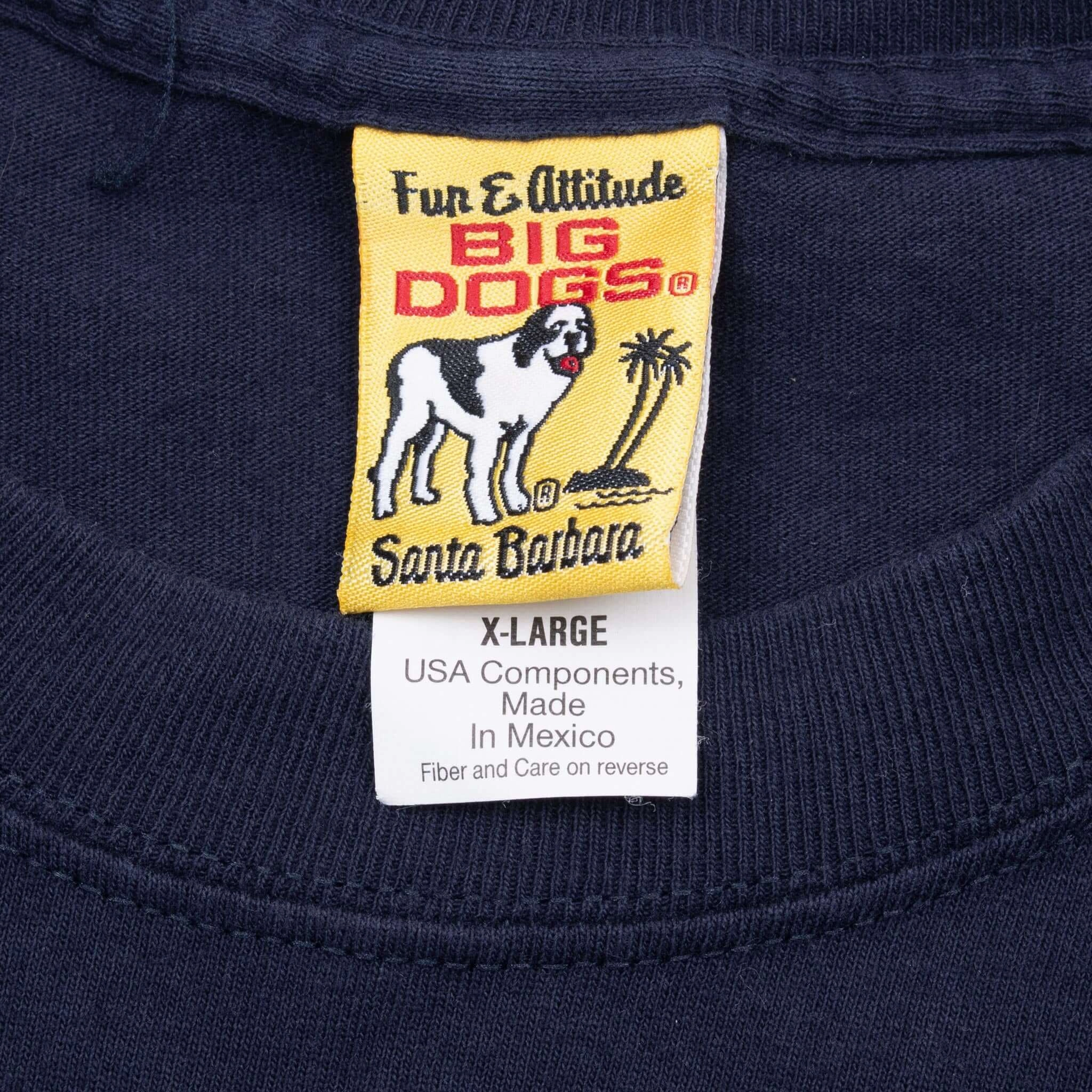 VINTAGE BIG DOGS HAIRY PAWTER 2003 TEE SHIRT XL