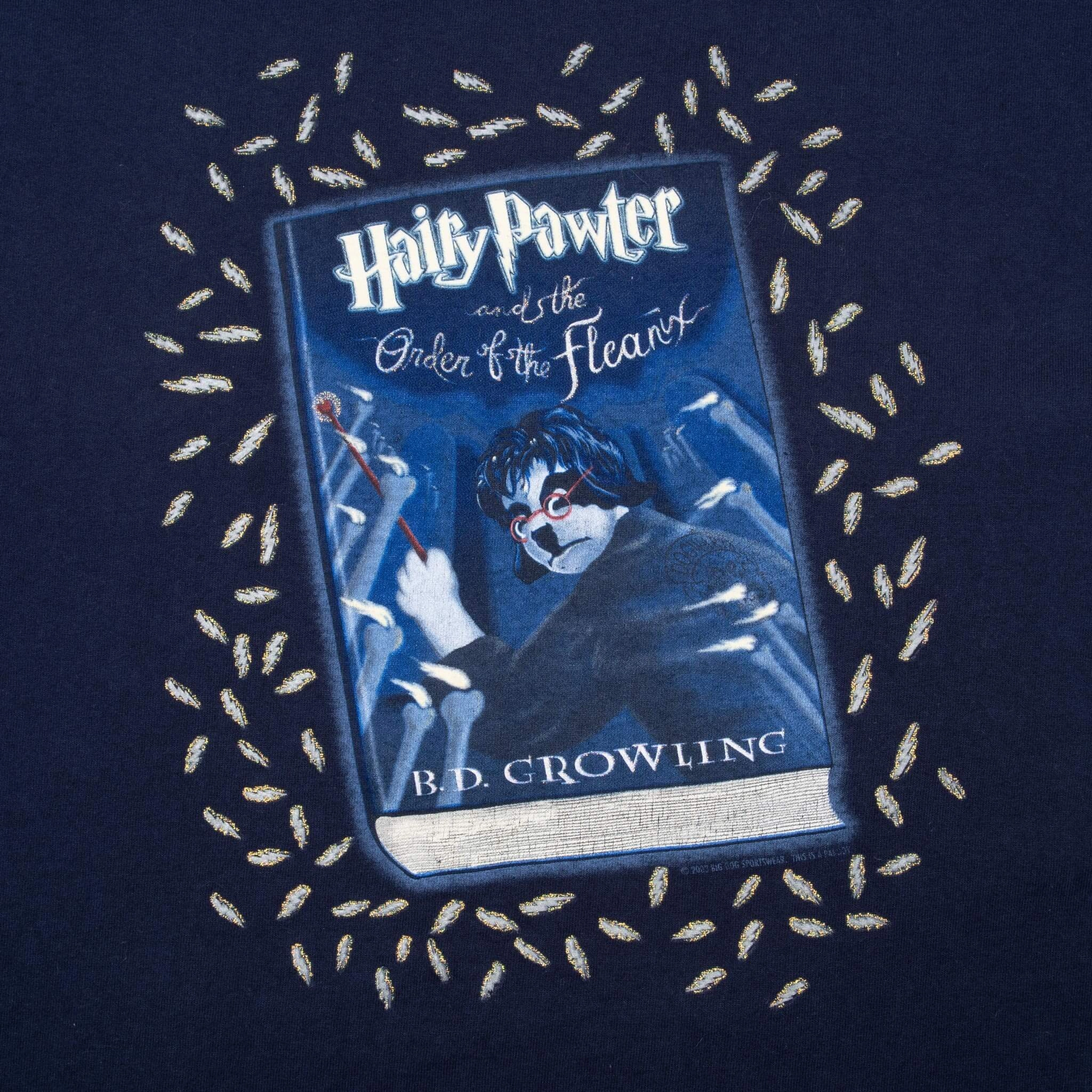 VINTAGE BIG DOGS HAIRY PAWTER 2003 TEE SHIRT XL