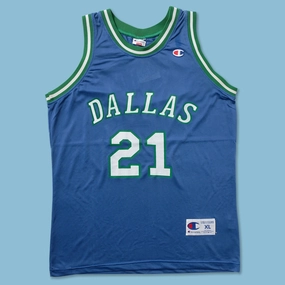 Vintage Champion Dallas Mavericks Kidd Jersey Large