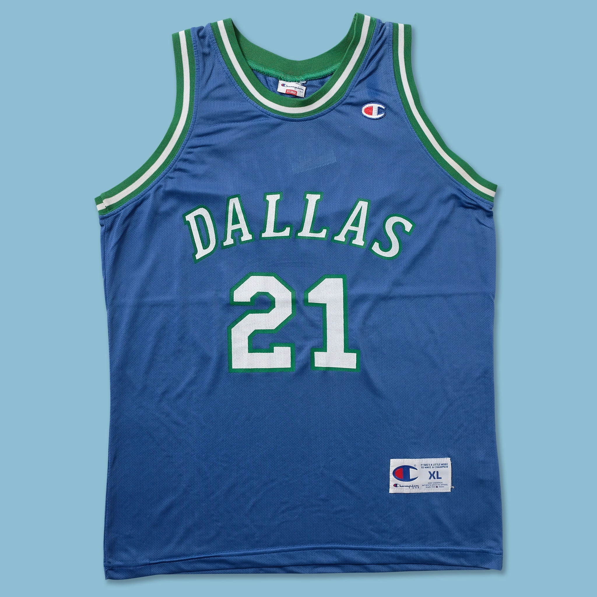 Vintage Champion Dallas Mavericks Kidd Jersey Large
