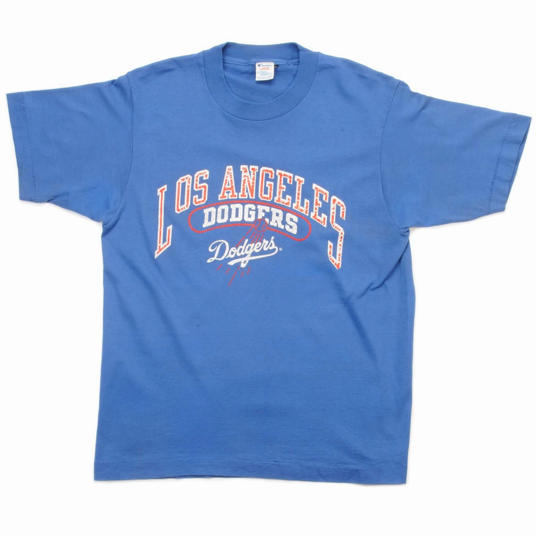 VINTAGE CHAMPION MLB LOS ANGELES DODGERS TEE SHIRT SIZE MEDIUM MADE IN USA
