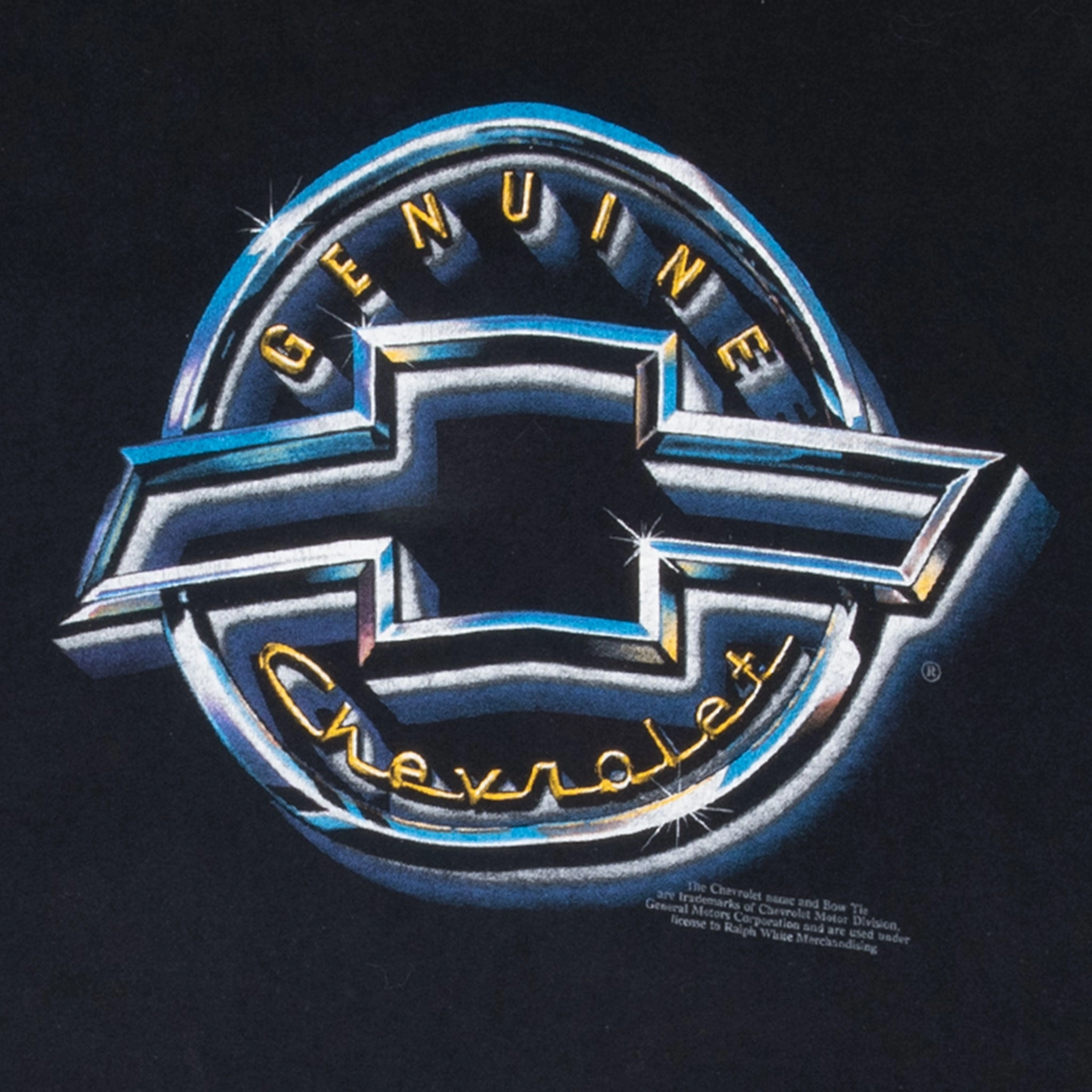 VINTAGE CHEVROLET 1990S CAR TEE SHIRT SIZE 2XL MADE IN USA