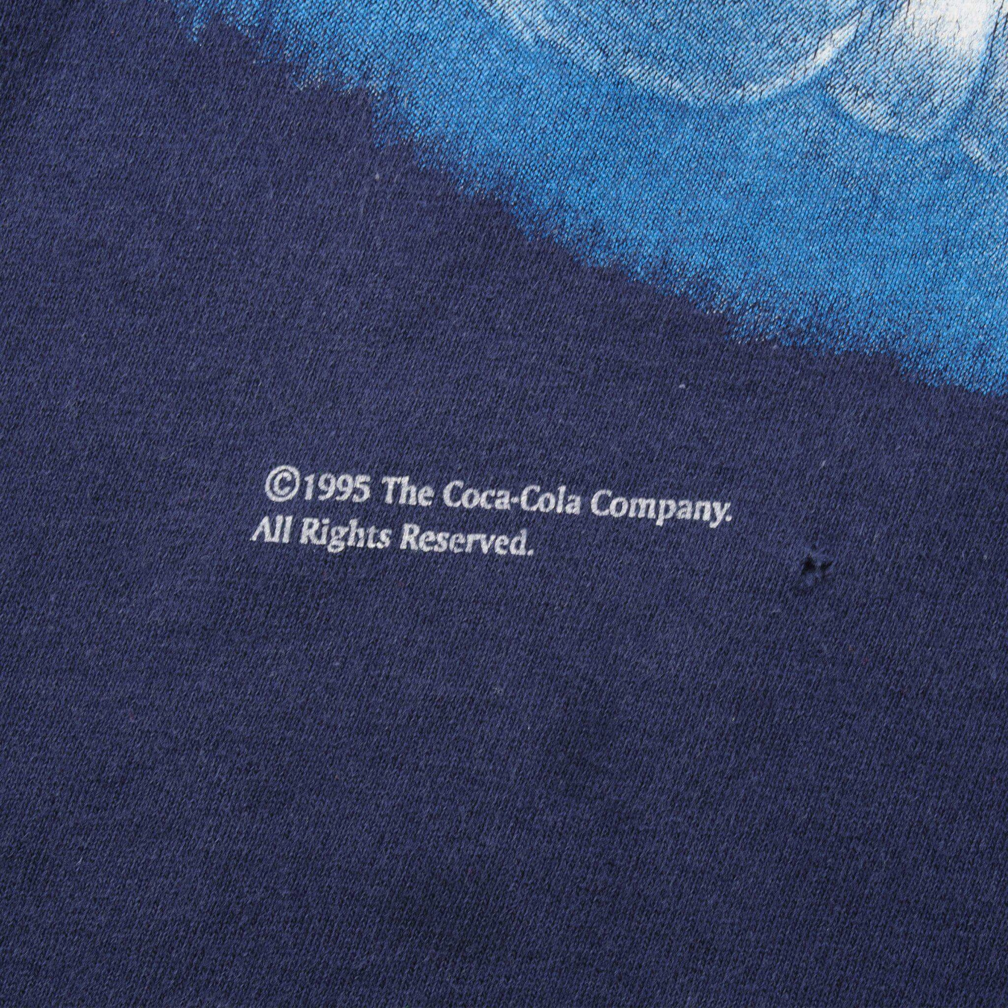 VINTAGE COCA COLA TEE SHIRT 1995 SIZE XL MADE IN USA