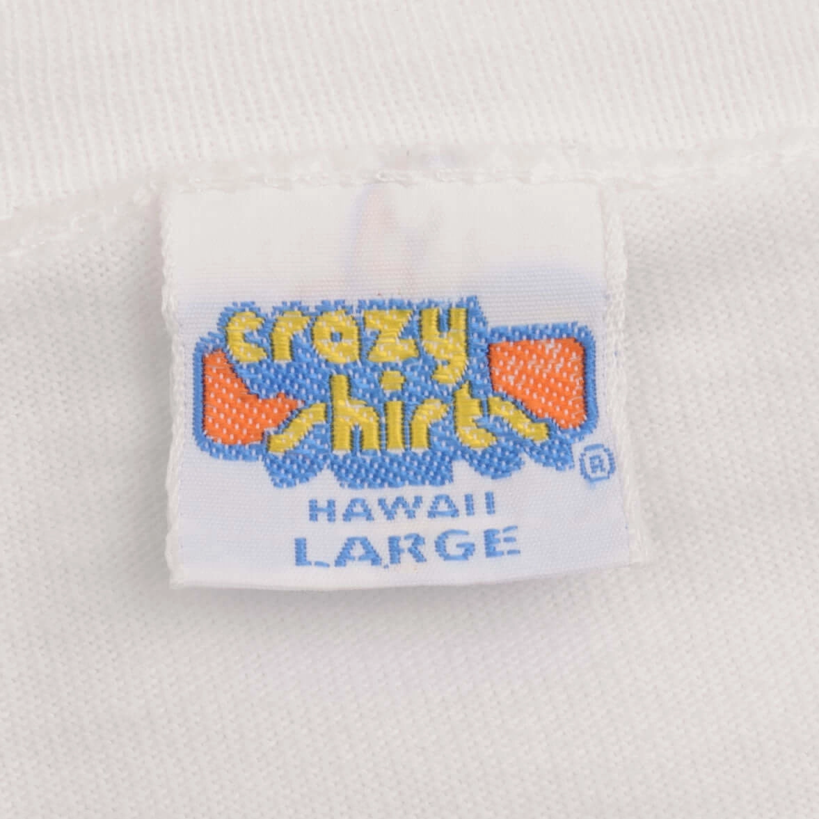 VINTAGE CRAZY SHIRT HAWAII TEE SHIRT 1990S SIZE LARGE MADE IN USA