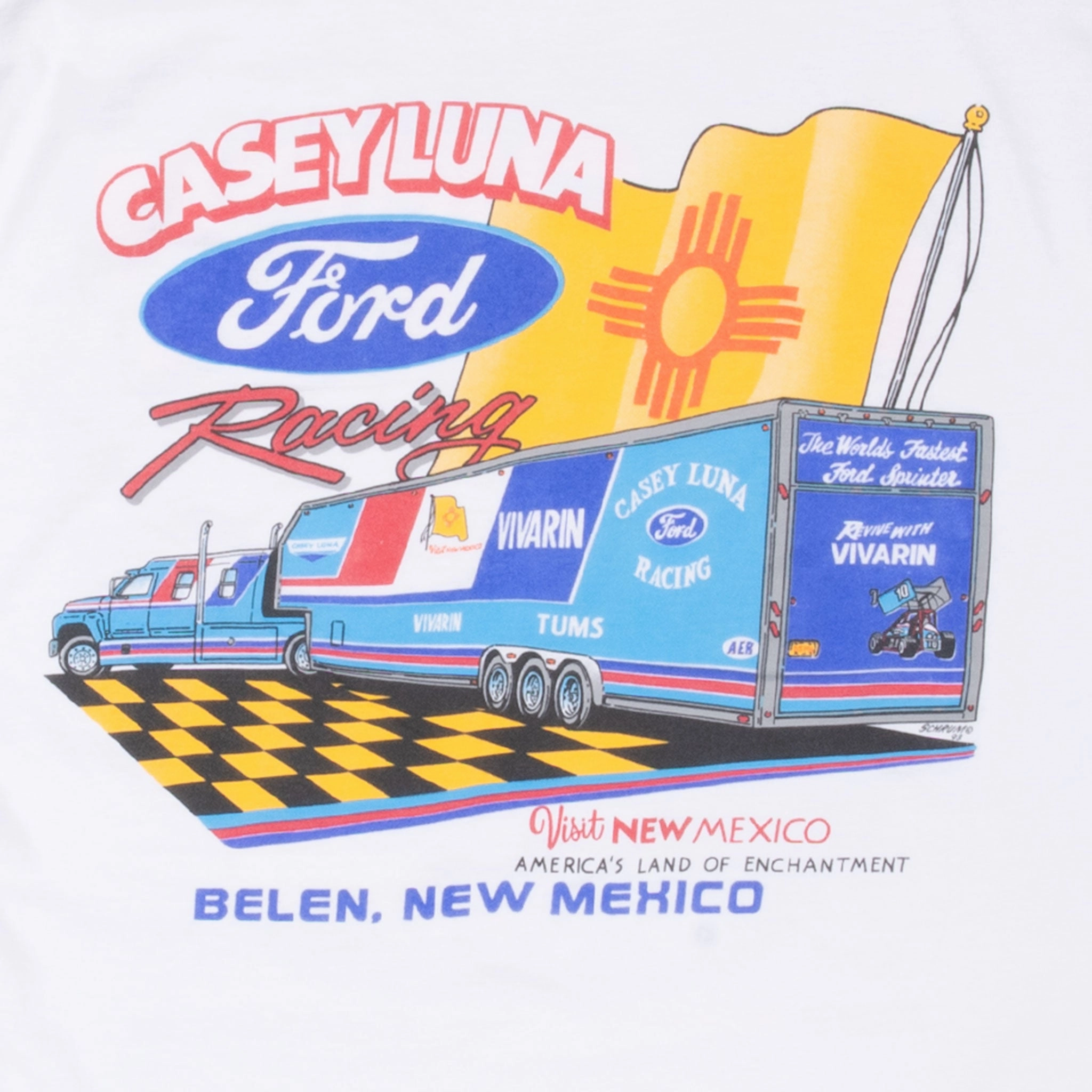 VINTAGE DAVE BLANEY KONGS ROYAL CHAMPION 1993 DRAG RACING TEE SHIRT XL MADE USA