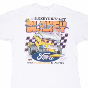 VINTAGE DAVE BLANEY KONGS ROYAL CHAMPION 1993 DRAG RACING TEE SHIRT XL MADE USA