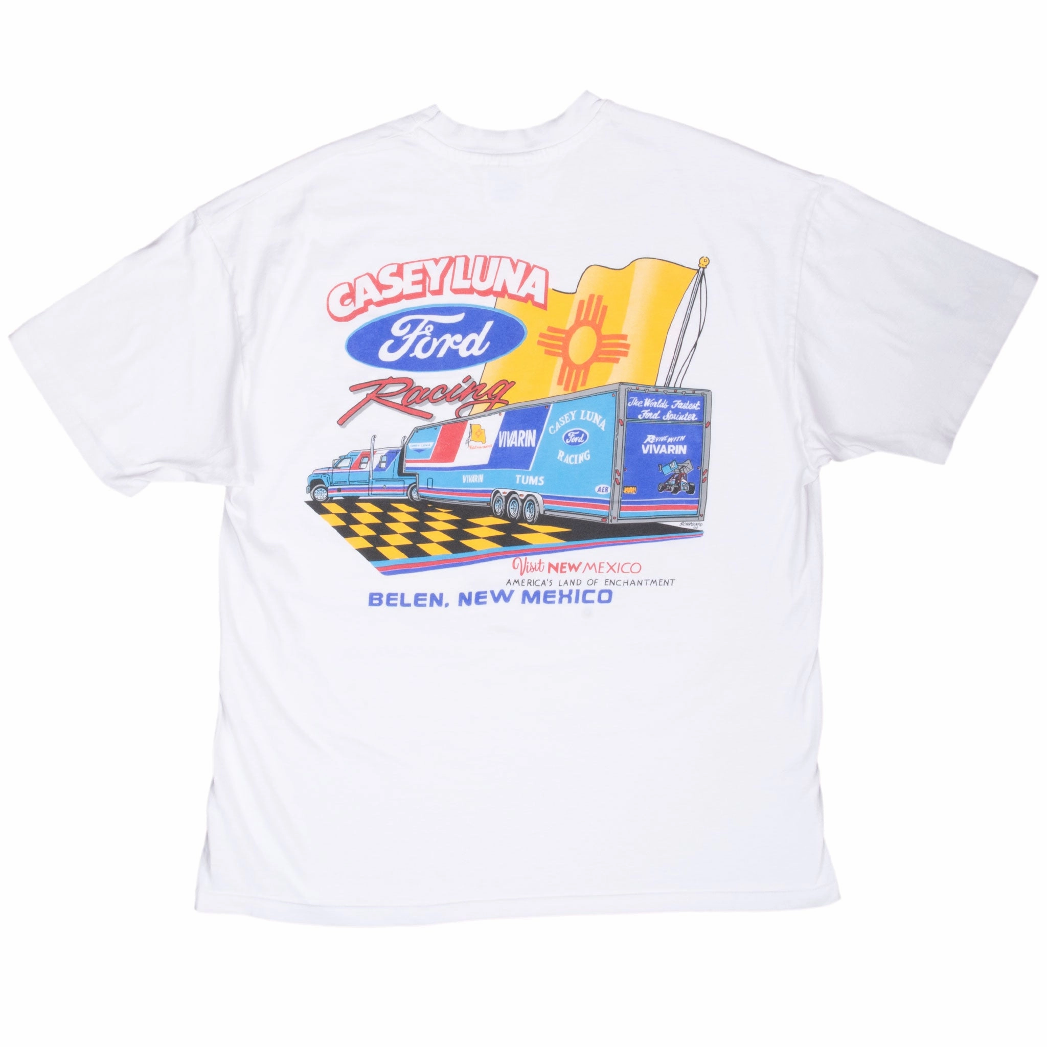 VINTAGE DAVE BLANEY KONGS ROYAL CHAMPION 1993 DRAG RACING TEE SHIRT XL MADE USA