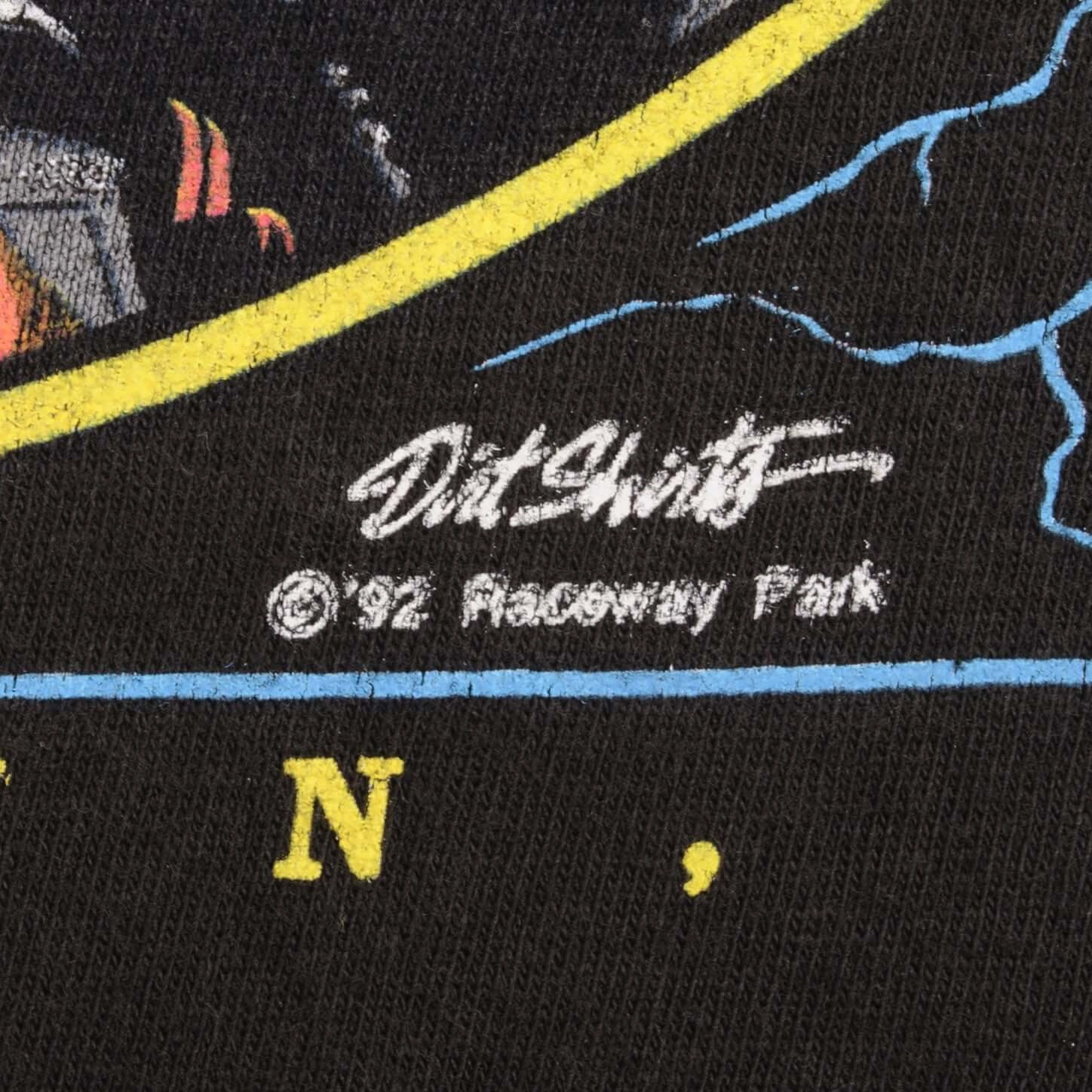 VINTAGE DRAG RACING NHRA RACEWAY PARK ENGLISHTOWN NJ 1992 TEE SHIRT SIZE XL
