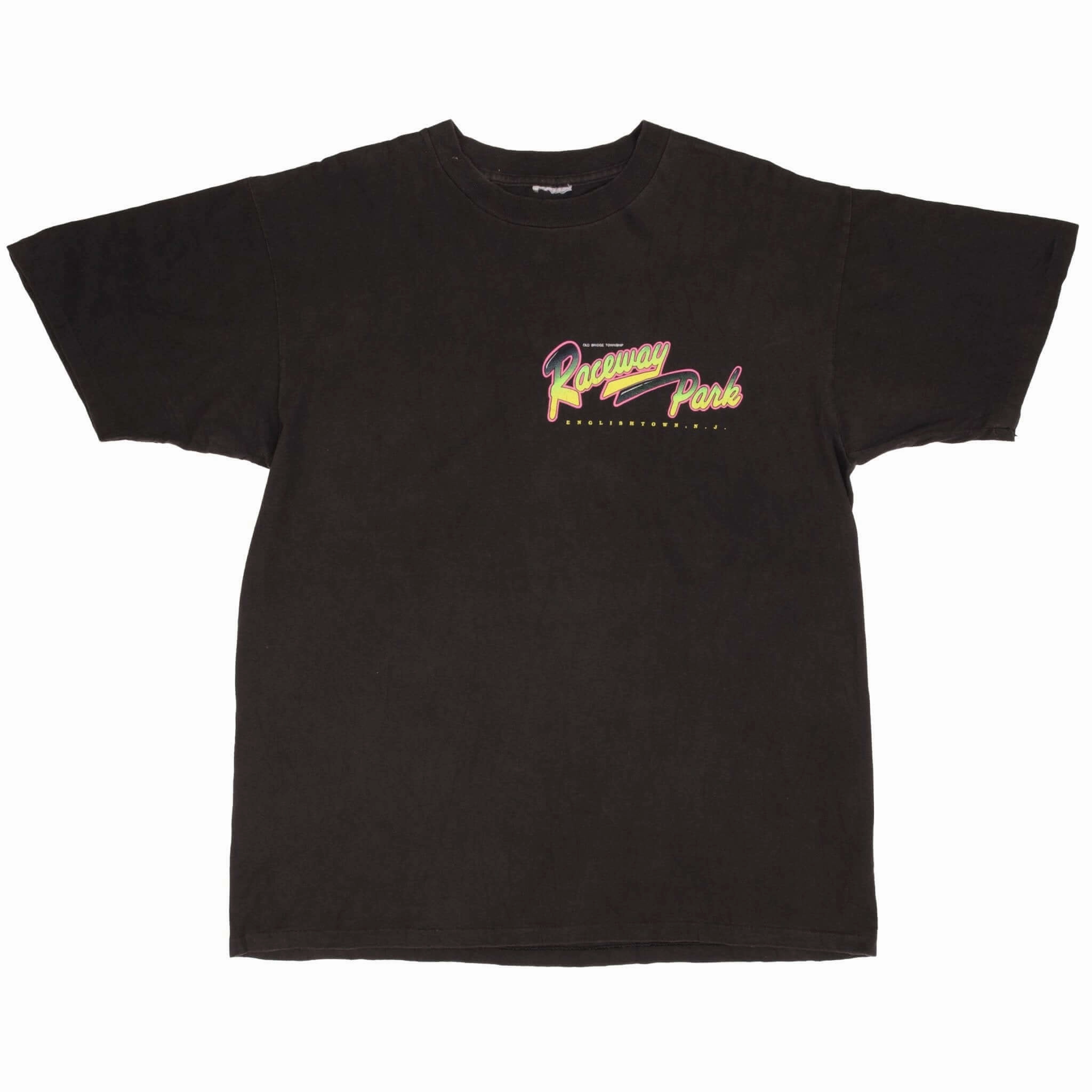VINTAGE DRAG RACING NHRA RACEWAY PARK ENGLISHTOWN NJ 1992 TEE SHIRT SIZE XL