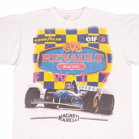 VINTAGE F1 WILLAMS RENAULT FW17 DAMON HILL 1995 TEE SHIRT SIZE XL
