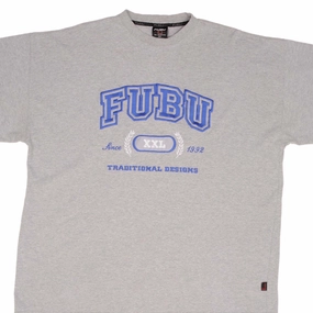 VINTAGE FUBU GRAY TEE SHIRT 2000S SIZE 2XL