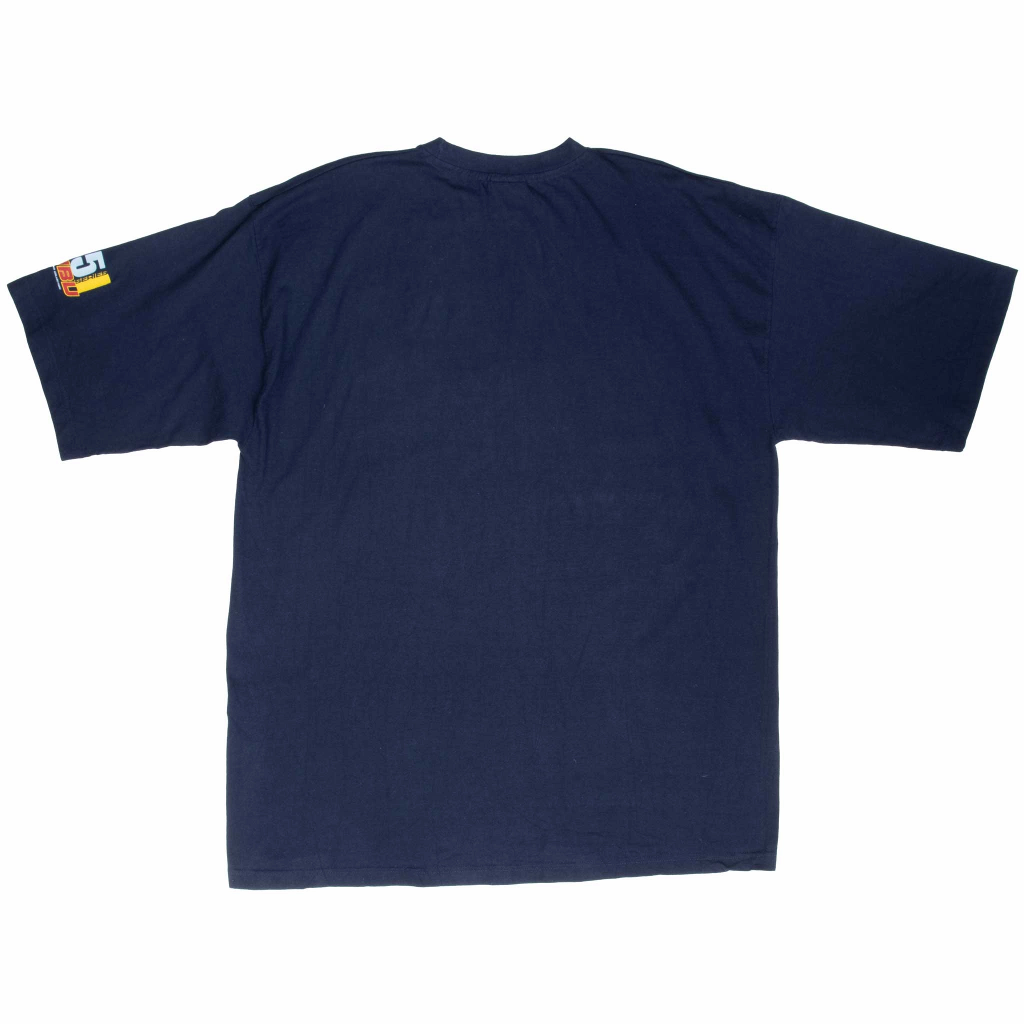 VINTAGE FUBU PRO NATIONAL ATHLETICS SPORTS BLUE TEE SHIRT 2000S XL