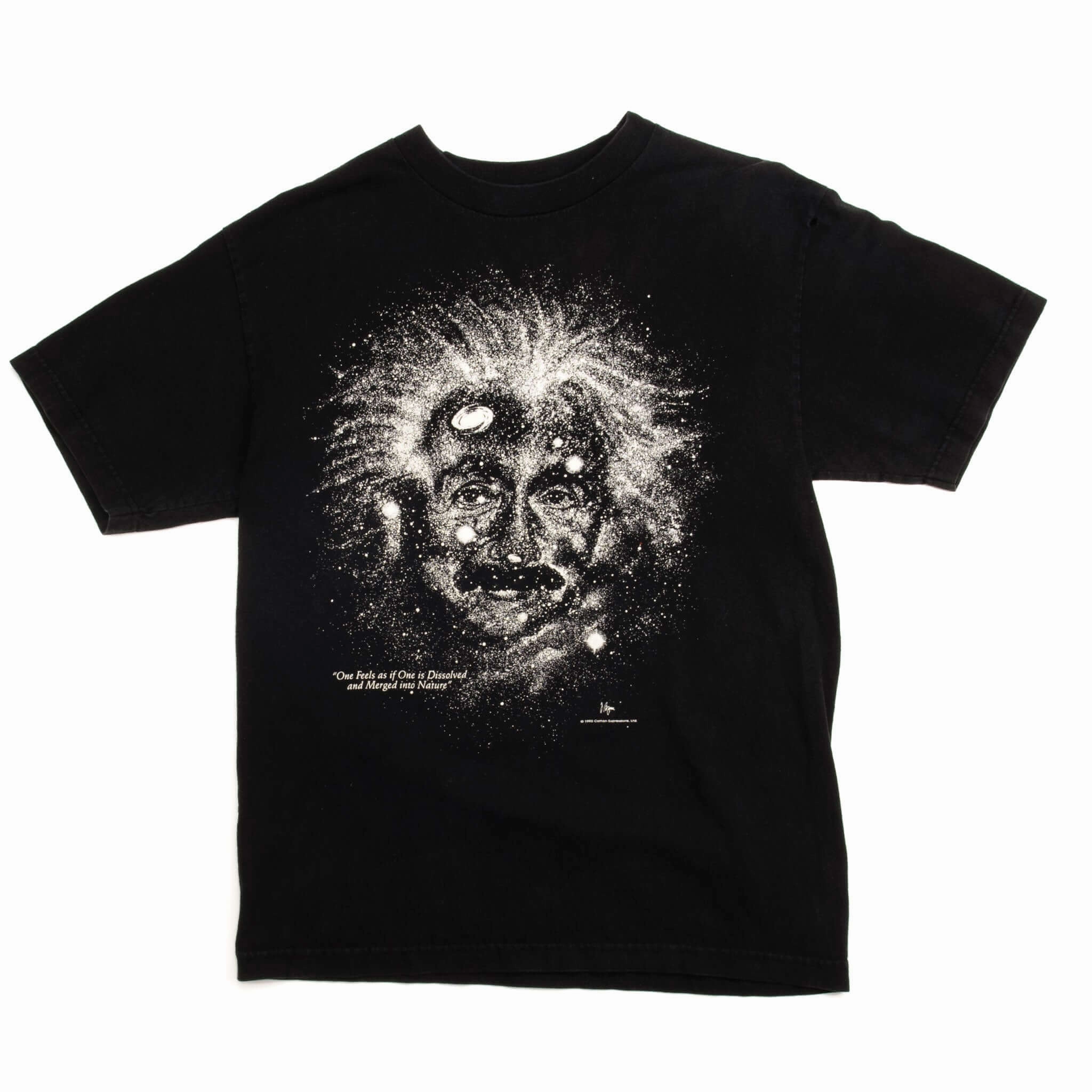 VINTAGE GLOW IN THE DARK ALBERT EINSTEIN TEE SHIRT 1993 SIZE MEDIUM