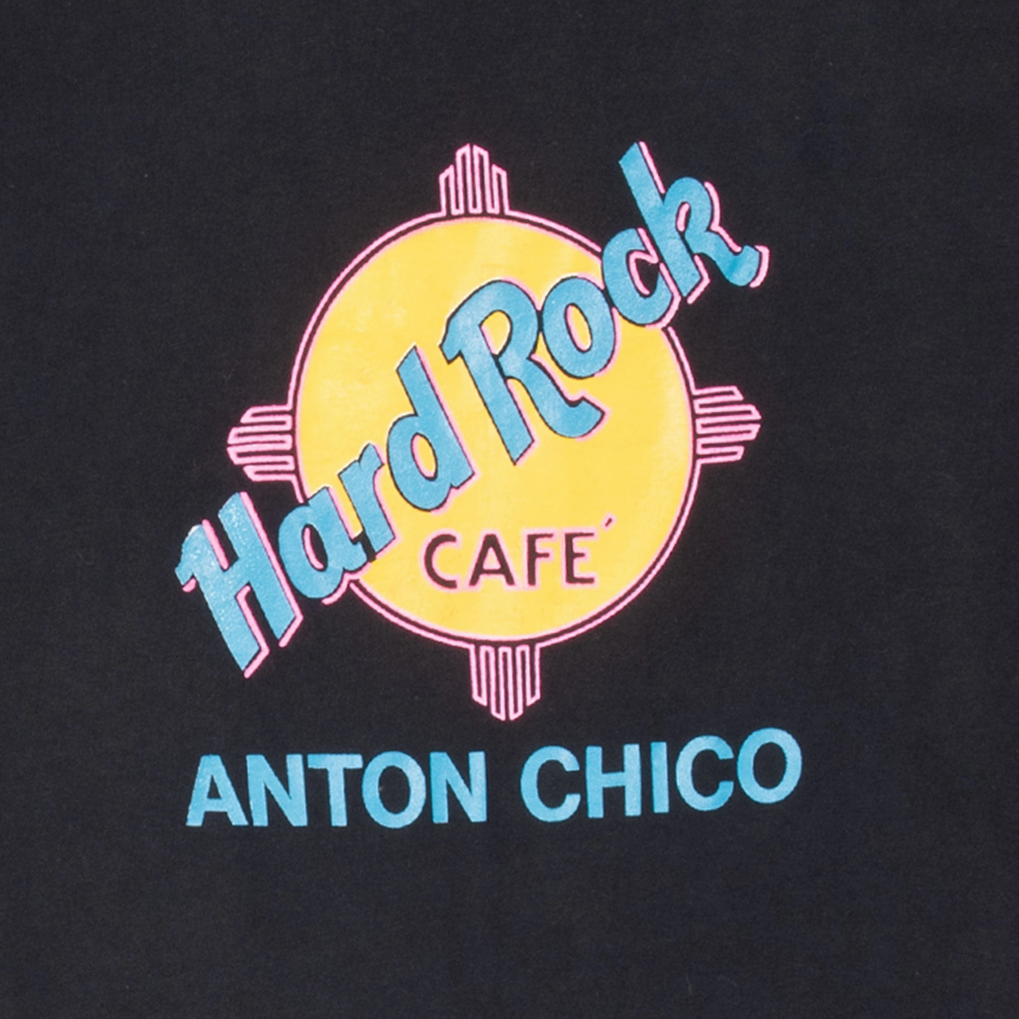 VINTAGE HARD ROCK CAFE ANTON CHICO 1980S TEE SHIRT 2XL MADE IN USA