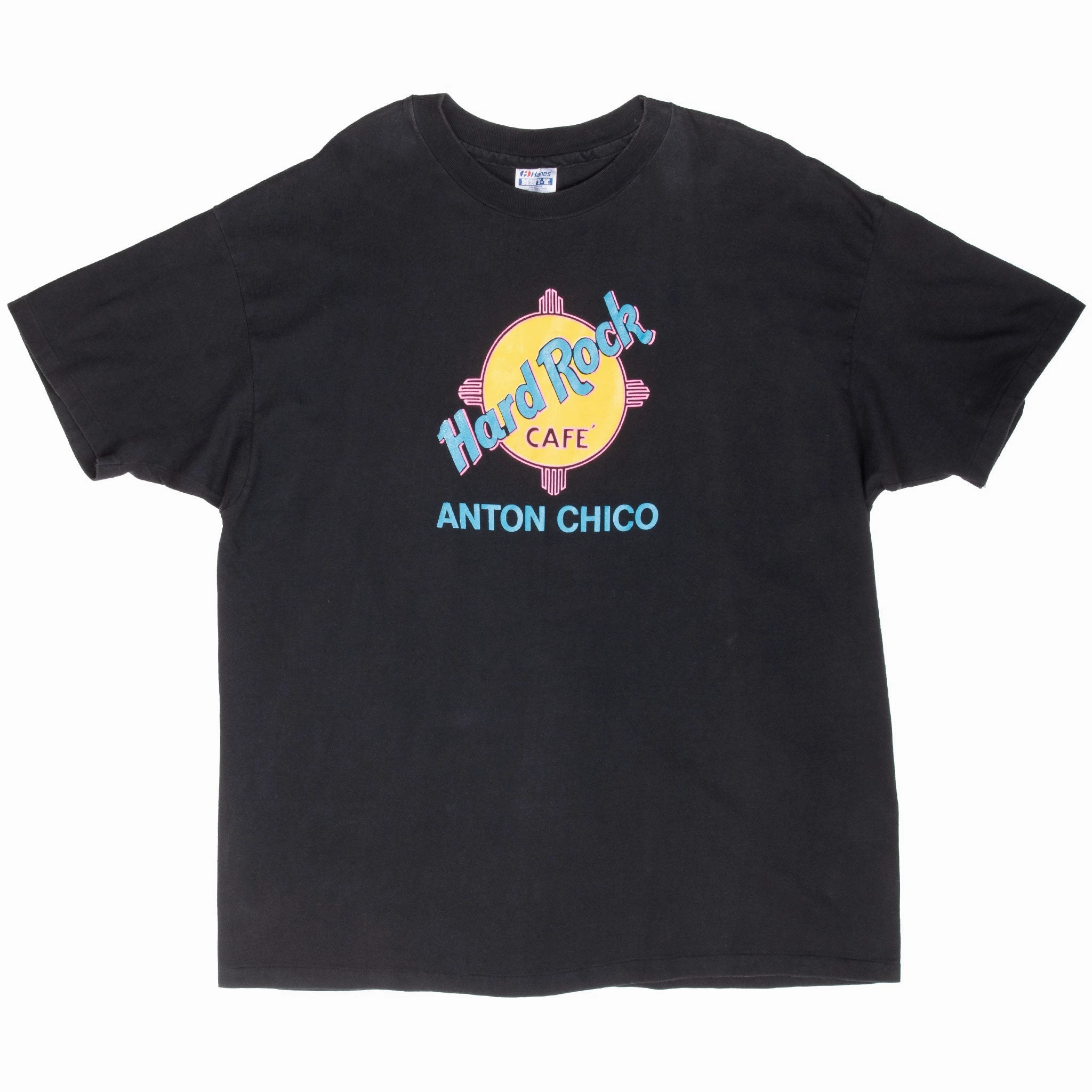 VINTAGE HARD ROCK CAFE ANTON CHICO 1980S TEE SHIRT 2XL MADE IN USA