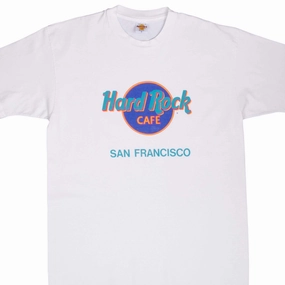 VINTAGE HARD ROCK CAFE SAN FRANCISCO TEE SHIRT 1990S LARGE MADE IN USA
