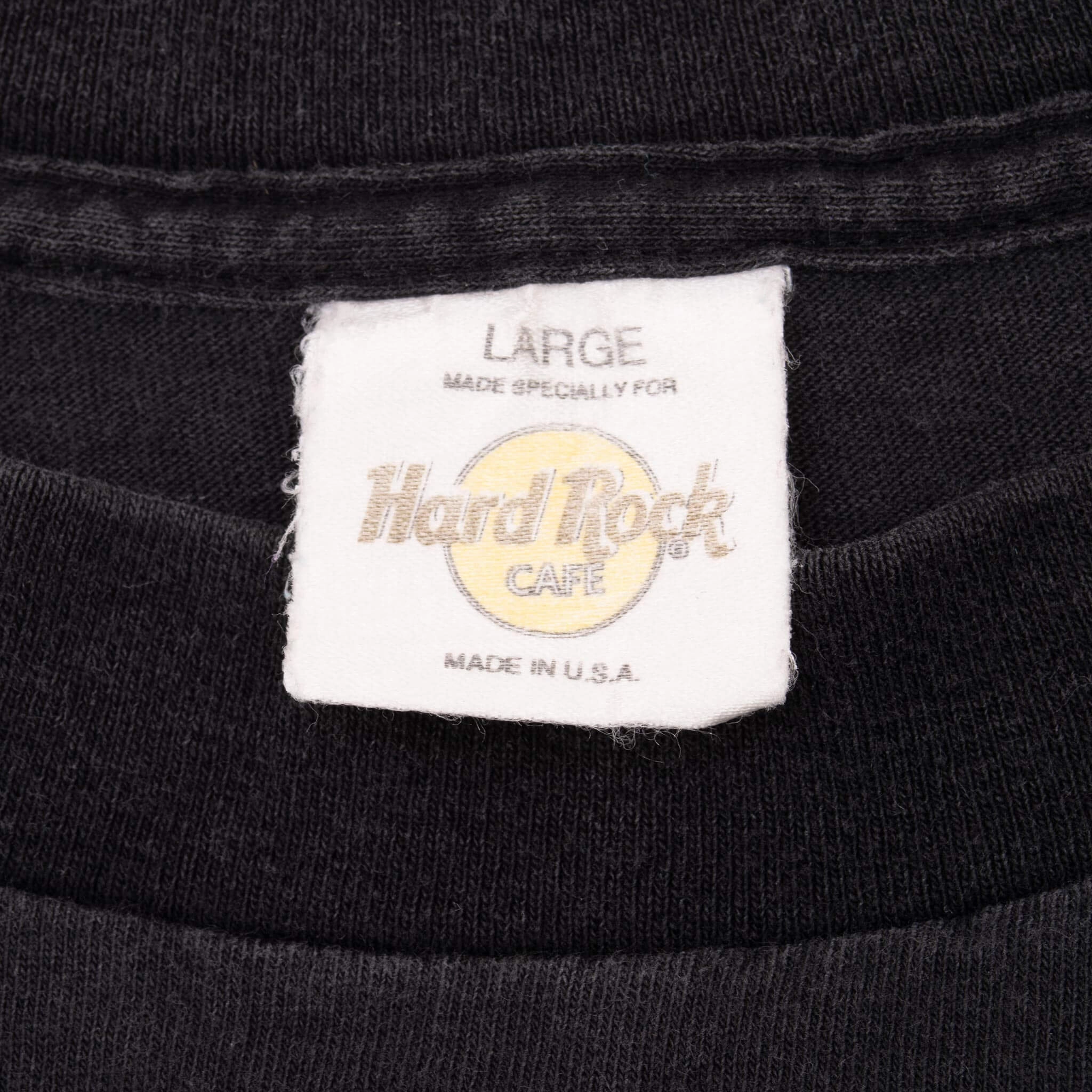 VINTAGE HARD ROCK CAFE SAVE THE PLANET BOSTON TEE SHIRT 1990S LARGE MADE IN USA