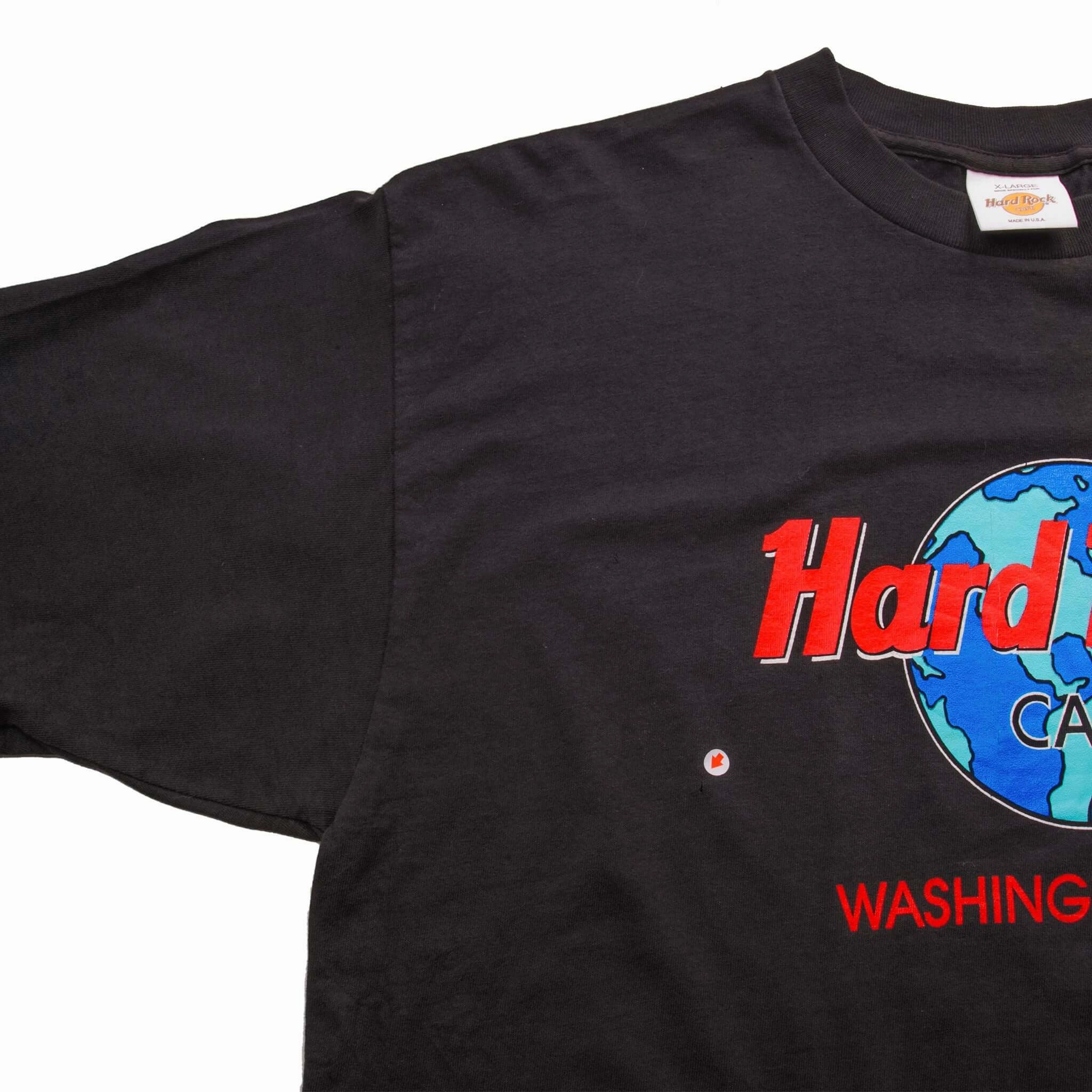 VINTAGE HARD ROCK CAFE WASHINGTON DC TEE SHIRT 1990S SIZE XL MADE IN USA