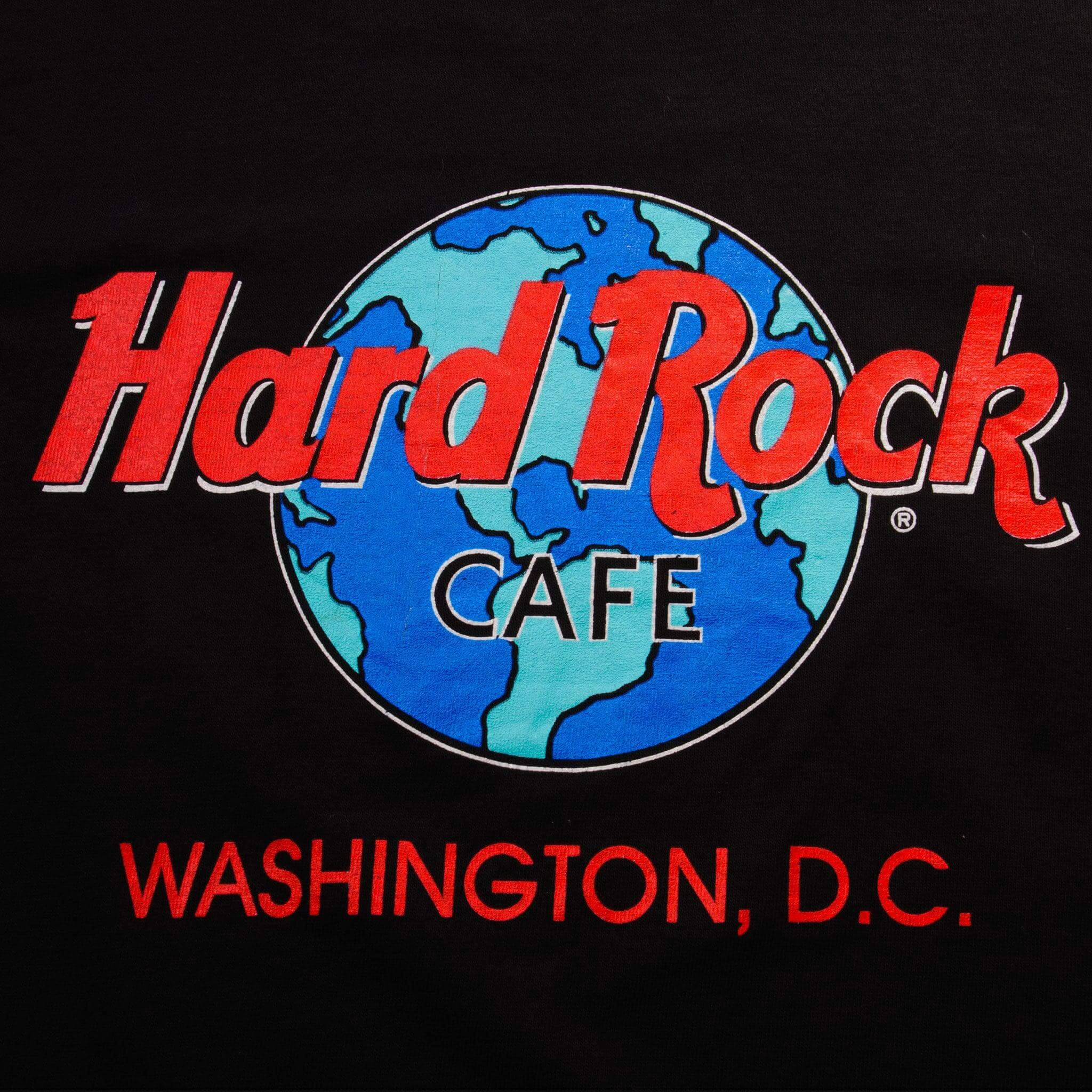 VINTAGE HARD ROCK CAFE WASHINGTON DC TEE SHIRT 1990S SIZE XL MADE IN USA