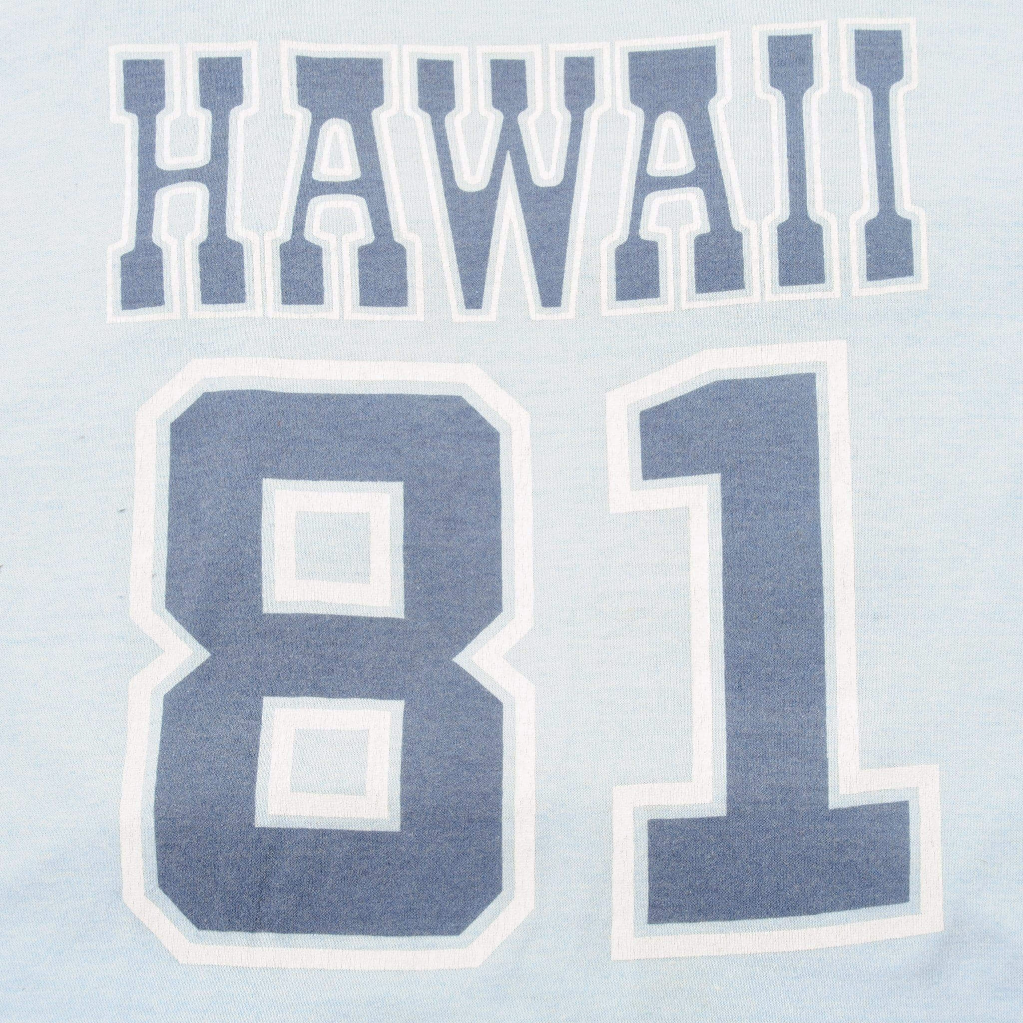 VINTAGE HAWAII 81 TEE SHIRT SIZE MEDIUM
