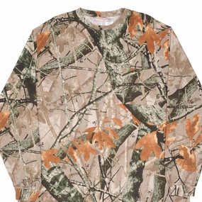 VINTAGE HUNTING FUSION 3D CAMO LONG SLEEVE POCKET TEE SHIRT SIZE 2XL