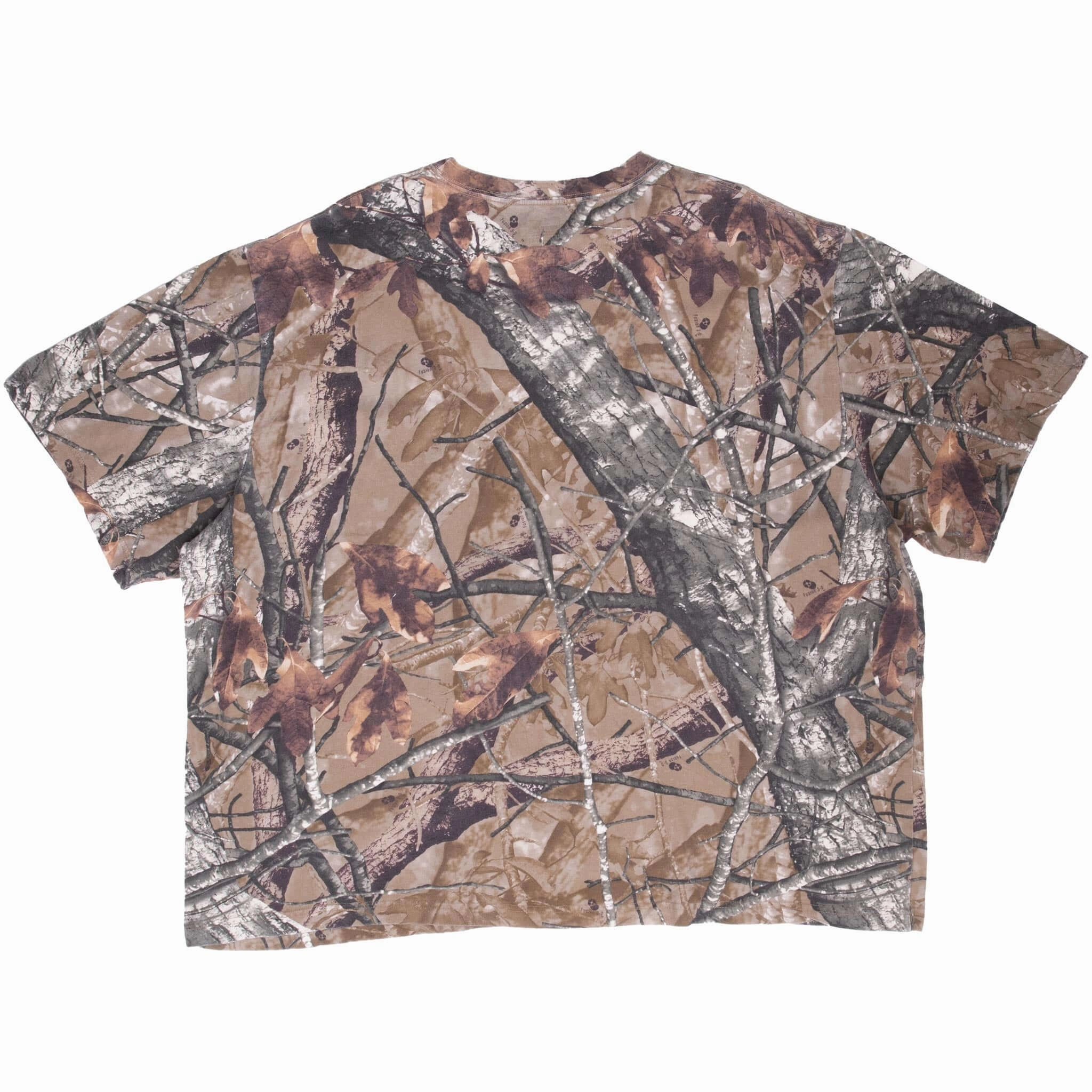 VINTAGE HUNTING FUSION 3D CAMO POCKET TEE SHIRT 3XL