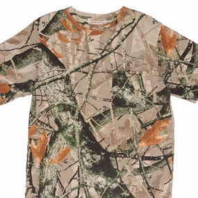 VINTAGE HUNTING FUSION 3D CAMO POCKET TEE SHIRT SIZE MEDIUM