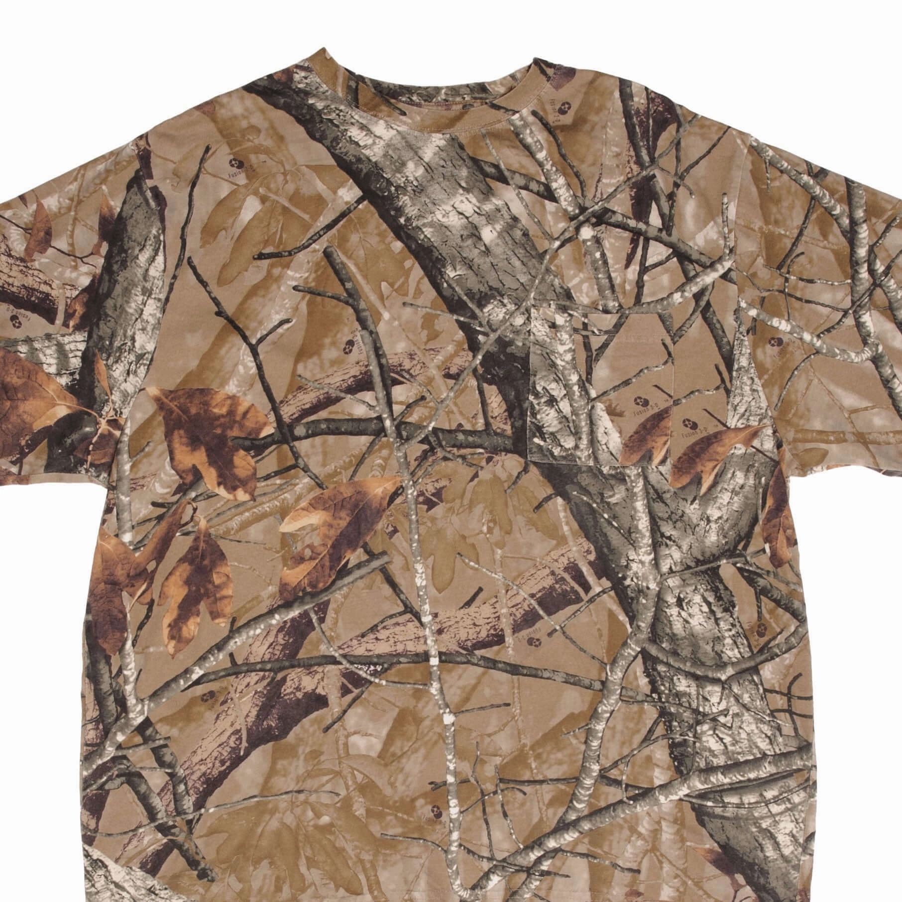 VINTAGE HUNTING FUSION 3D CAMO POCKET TEE SHIRT SIZE XL