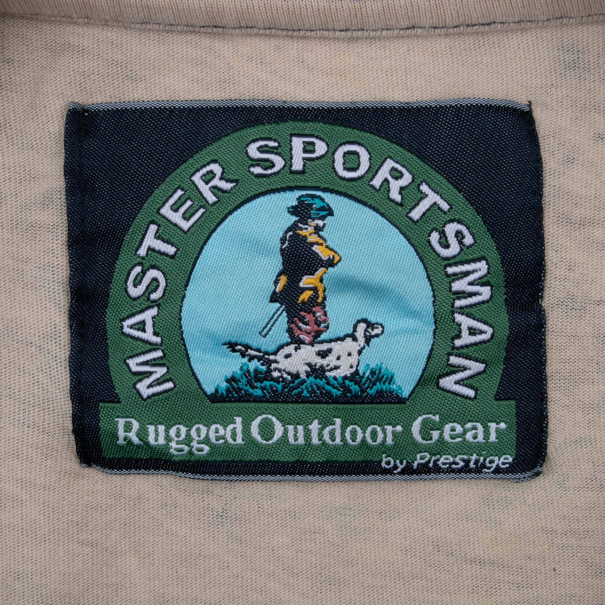VINTAGE HUNTING MASTER SPORTSMAN CAMO LONG SLEEVE TEE SHIRT LARGE