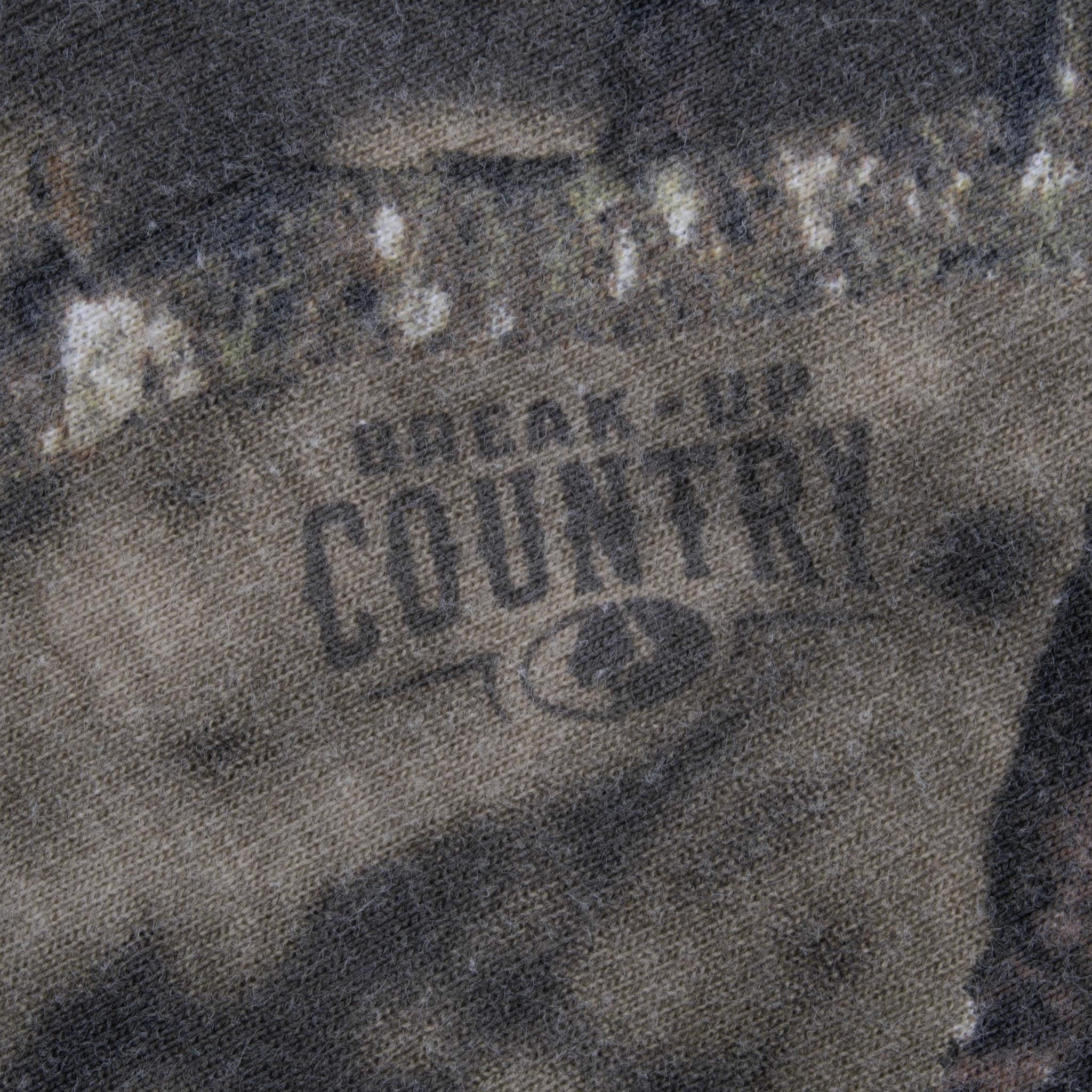 VINTAGE HUNTING MOSSY OAK BREAK UP CAMO LONG SLEEVE TEE SHIRT LARGE