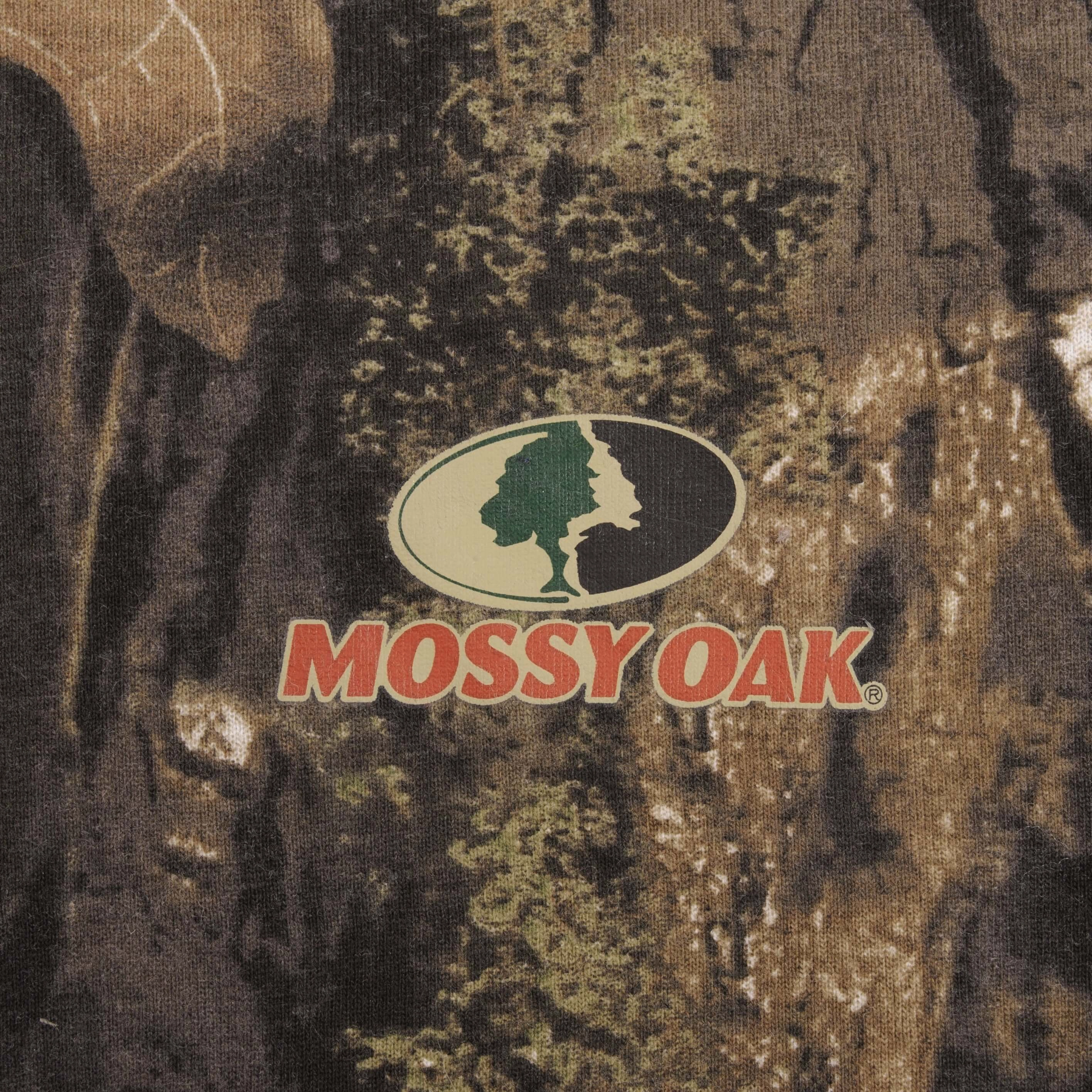 VINTAGE HUNTING MOSSY OAK BREAK UP COUNTRY CAMO POCKET TEE SHIRT SIZE XL