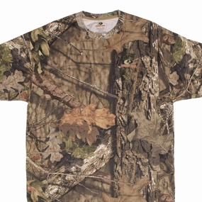 VINTAGE HUNTING MOSSY OAK BREAK UP COUNTRY CAMO POCKET TEE SHIRT SIZE XL
